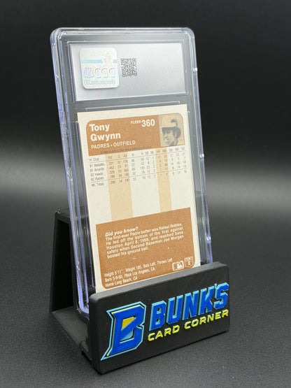 1983 Tony Gwynn Fleer CGC 7.5 HOF