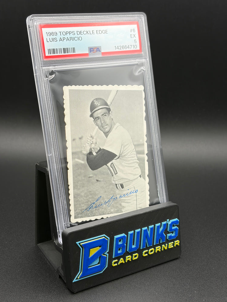1969 Luis Aparicio Topps Deckle Edge PSA 5