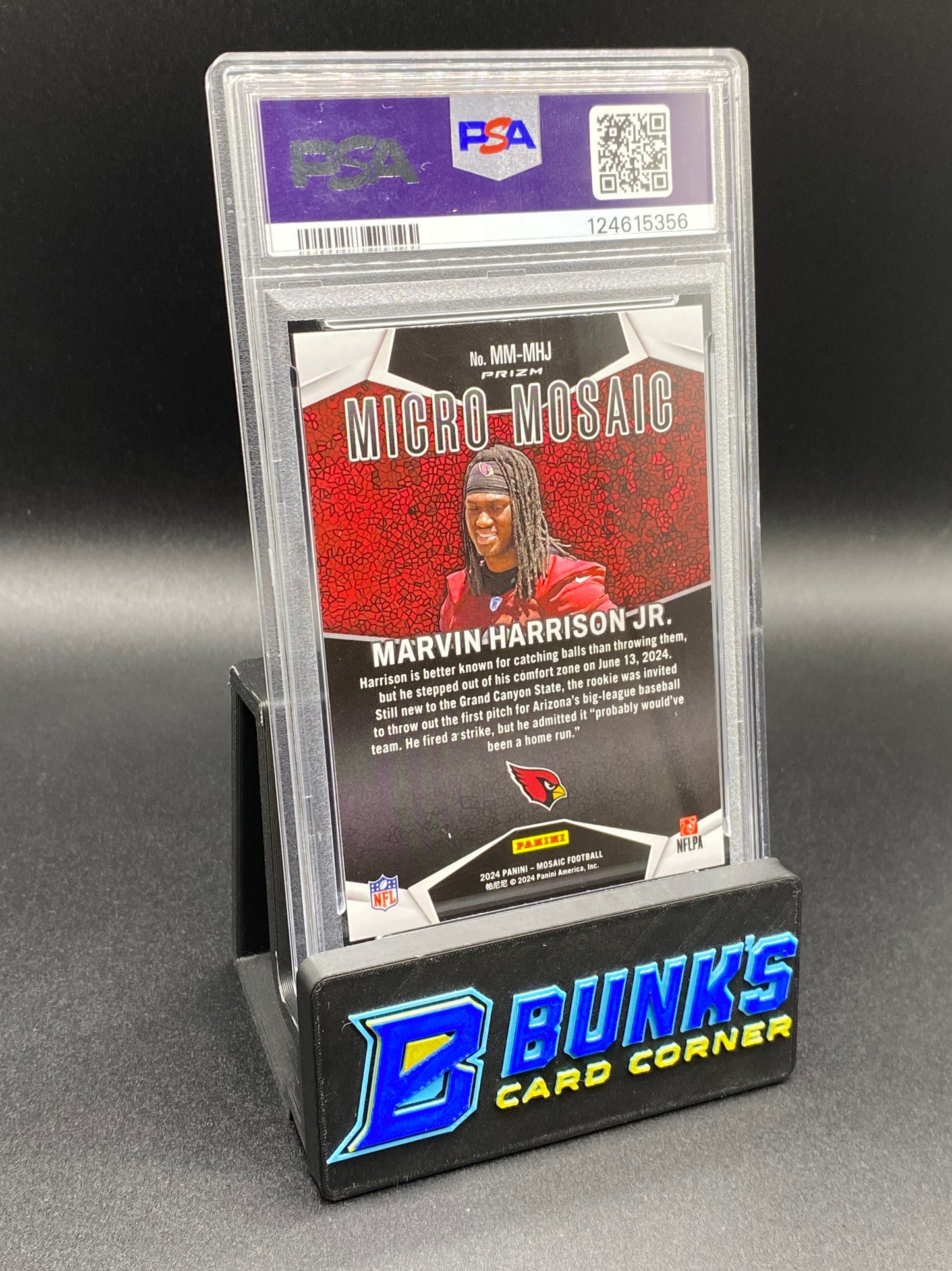 2024 Marvin Harrison Jr. Micro Mosaic PSA 10 Rc