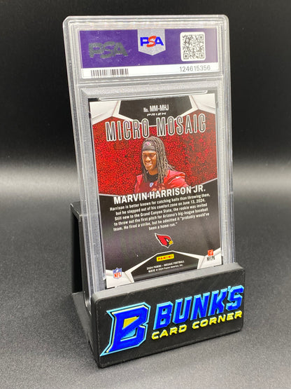 2024 Marvin Harrison Jr. Micro Mosaic PSA 10 Rc