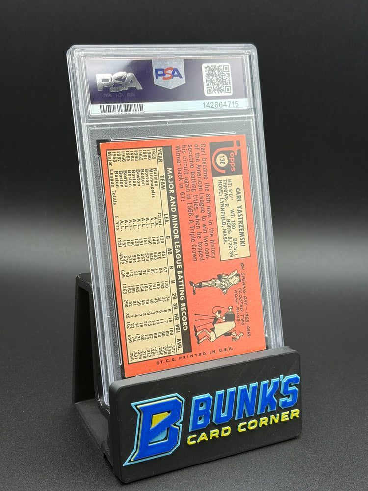 1969 Carl Yastremski Topps PSA 2