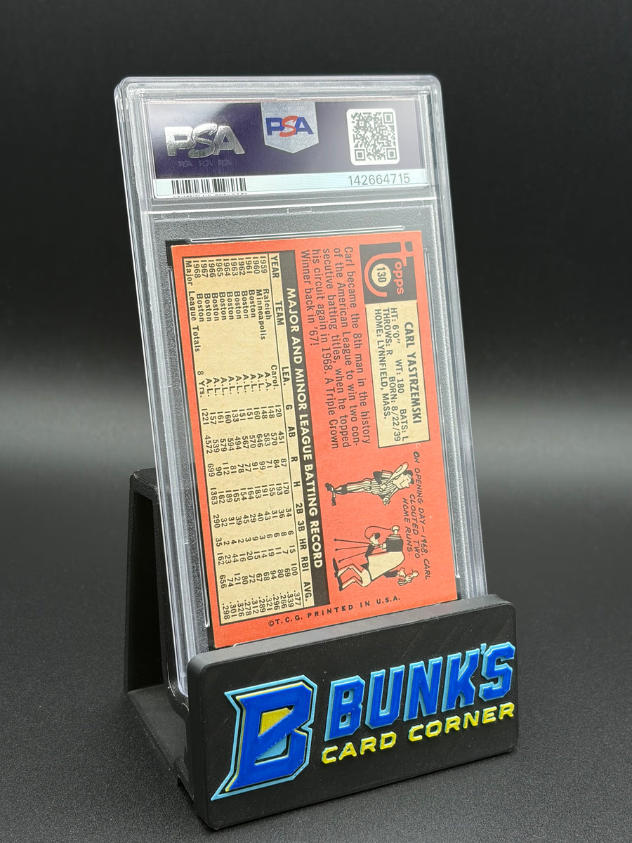 1969 Carl Yastremski Topps PSA 2