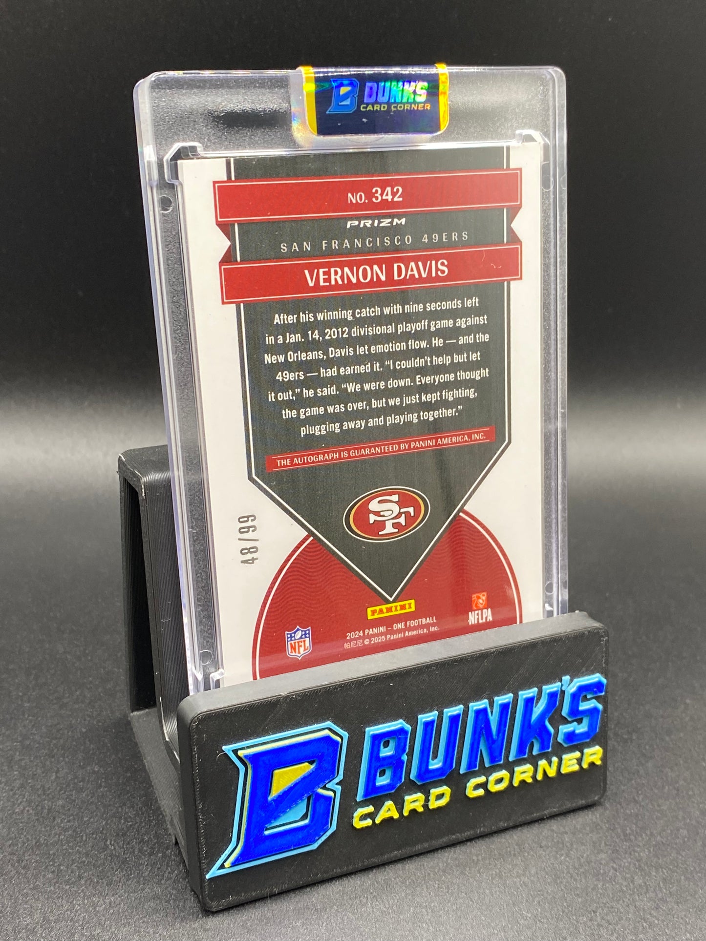 2024 Vernon Davis Once in a Franchise 48/99