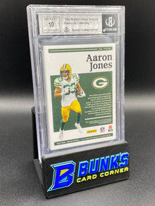 2020 Aaron Jones Sapphire Auto Patch 22/25 Beckett 8.5/10