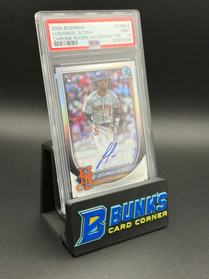 2025 Luisangel Acuna Chrome Rookie AU Refractor PSA 9 49/499