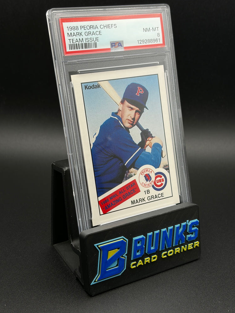 1988 Mark Grace Team Issue PSA 8
