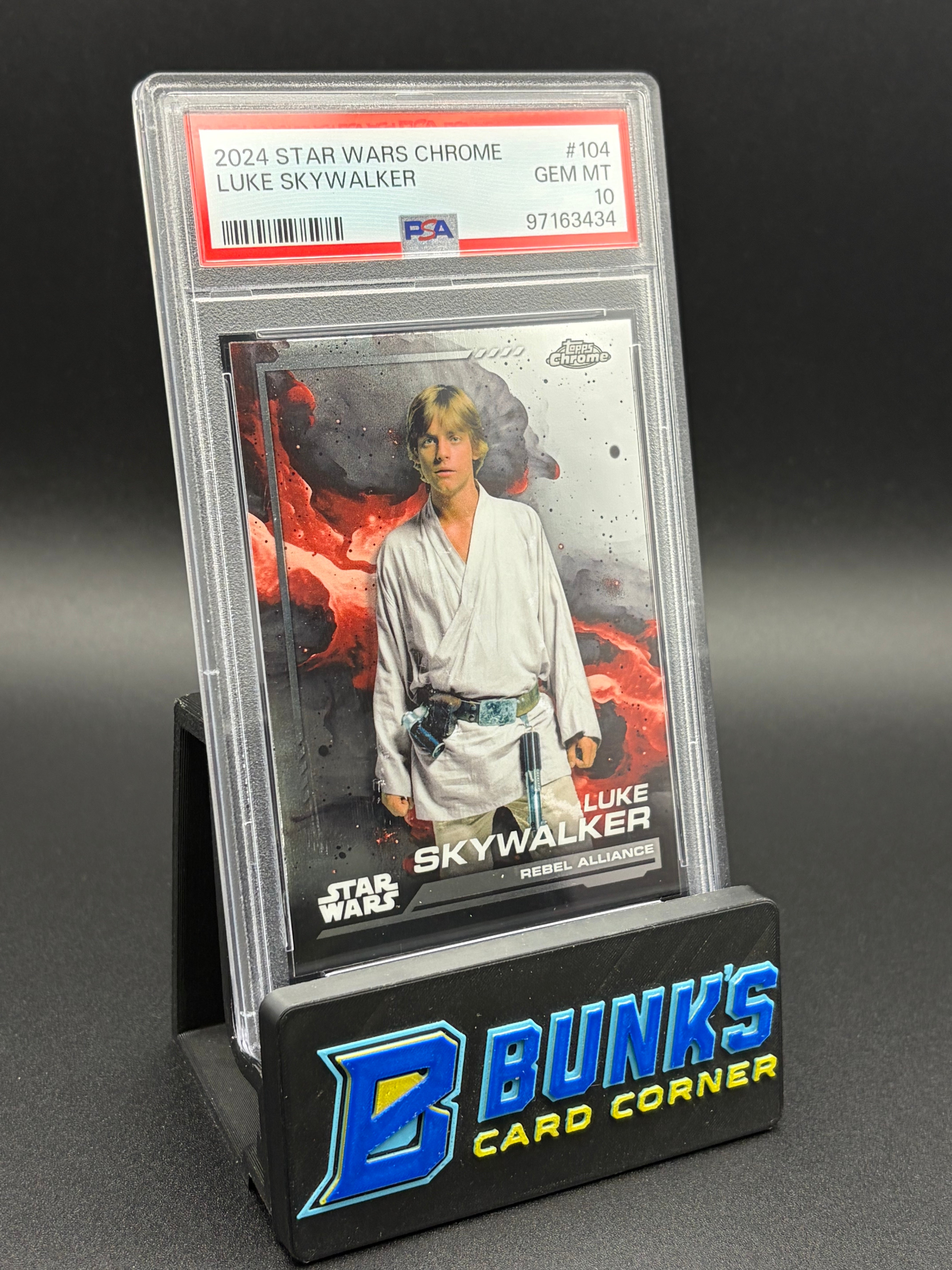 2024 Luke Skywalker Star Wars Chrome PSA 10 – Bunk's Card Corner
