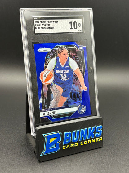2024 Alissa Pili Blue Prizm SGC 10 184/199 RC