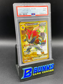 N's Zoroark ex Hyper Rare Journey Together PSA 9