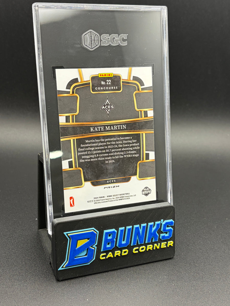 2024 Kate Martin Silver Prizm Panini Select SGC 10 RC