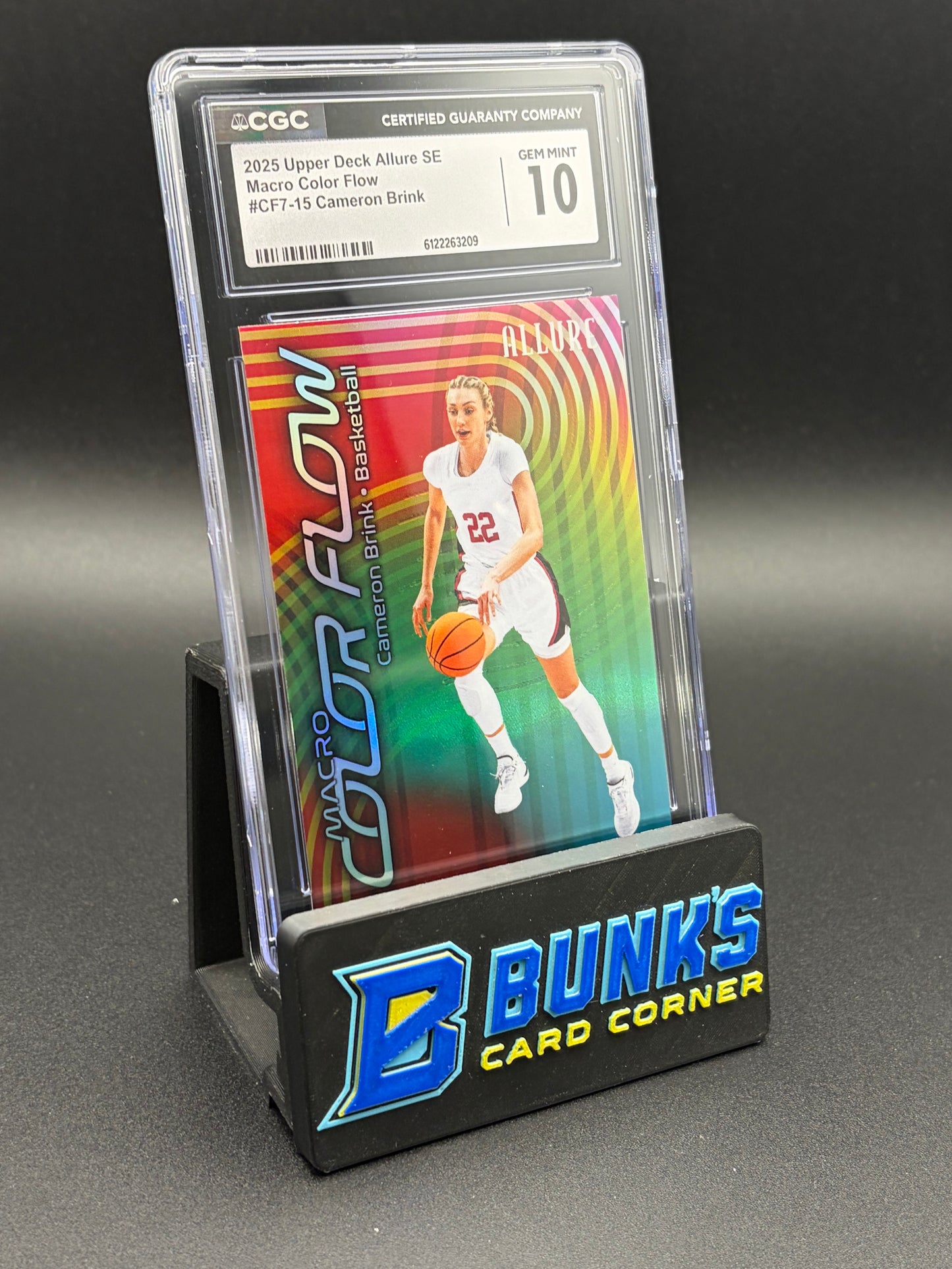 2025 Cameron Brink Macro Color Flow CGC 10