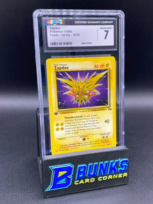 Zapdos 1st Edition Fossil CGC 7