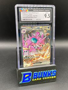 Team Rocket's Nidoking ex SIR Destined Rivals CGC 9.5