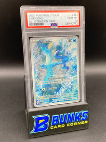 2025 Articuno Illustration Rare Journey Together PSA 10