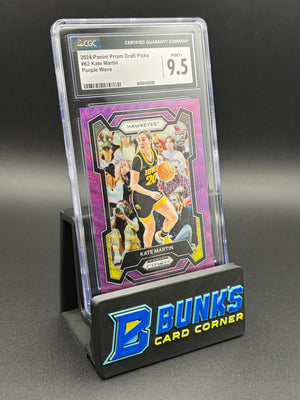 2024 Kate Martin Purple Wave Panini Prizm Draft Picks CGC 9.5 RC
