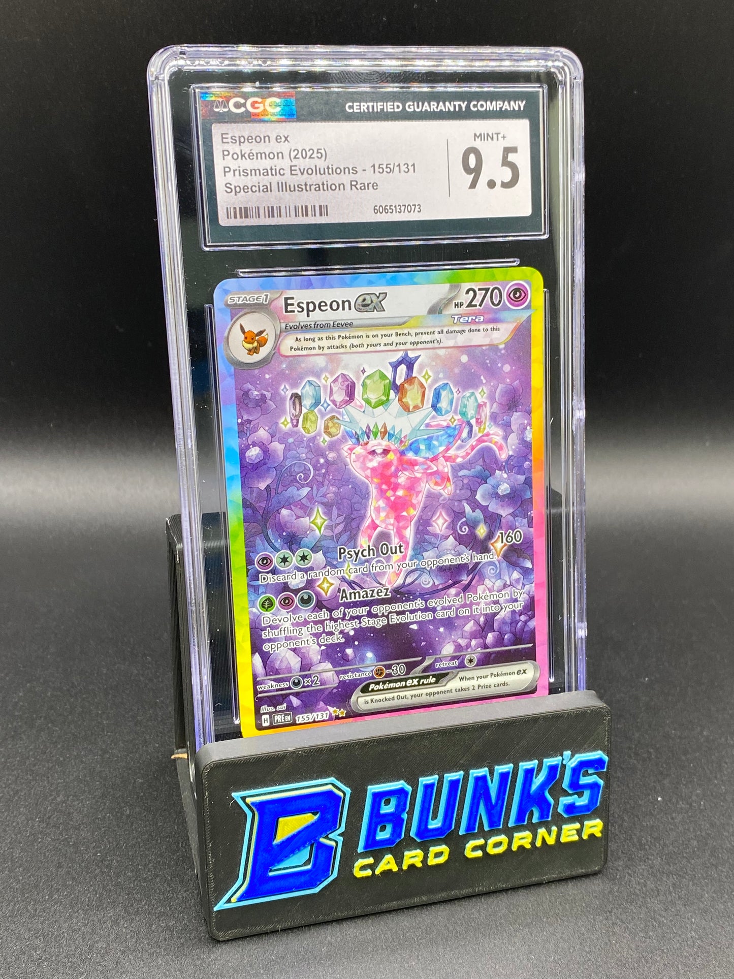 Espeon ex SIR Prismatic Evolutions CGC 9.5