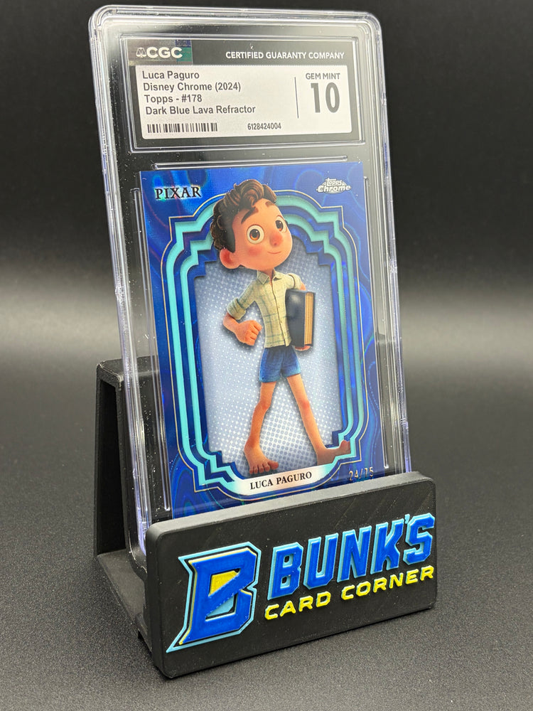 Luca Paguro Dark Blue Lava Refractor Disney Chrom CGC 10 24/75
