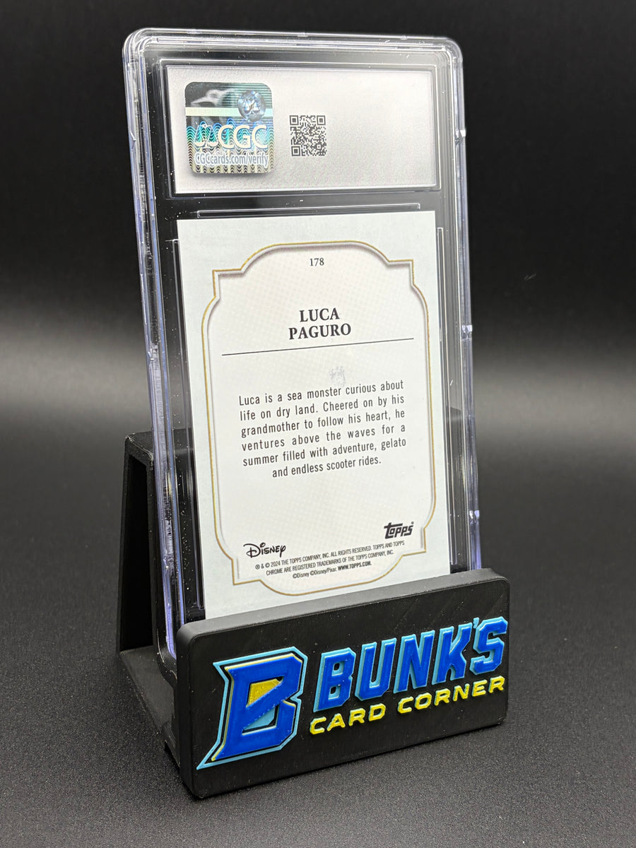 Luca Paguro Dark Blue Lava Refractor Disney Chrom CGC 10 24/75