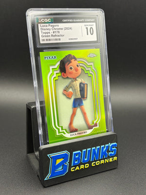 Luca Paguro Green Refractor Disney Chrome CGC 10 2/99
