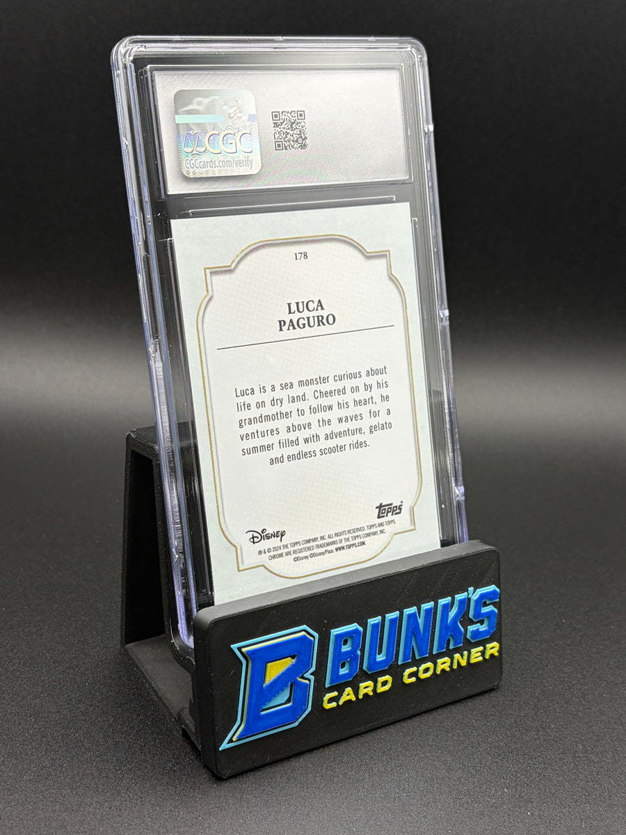 Luca Paguro Green Refractor Disney Chrome CGC 10 2/99
