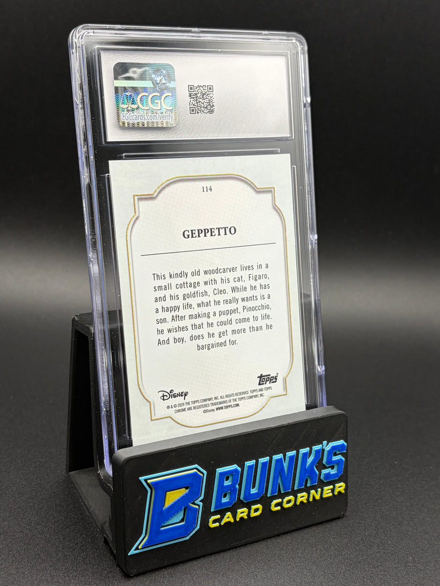 Geppetto Black & White Speckle Disney Chrome CGC 9 15/101