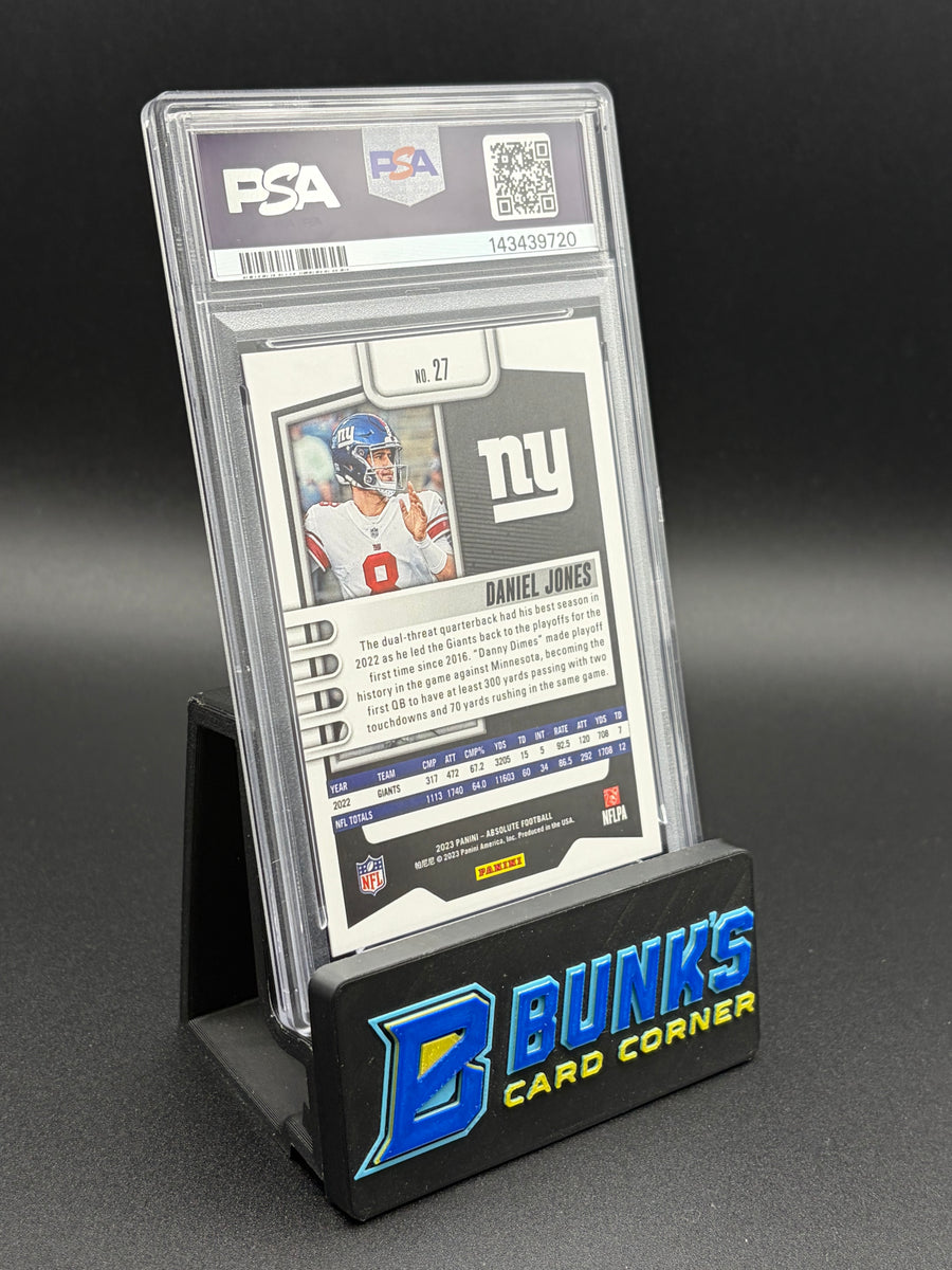 2023 Daniel Jones Purple Rain Absolute PSA 9 6/10