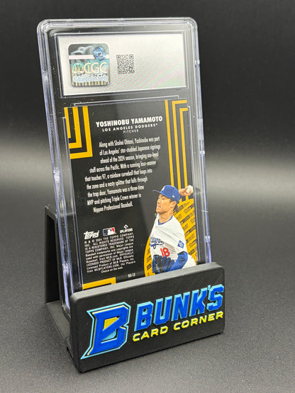2024 Yoshinobu Yamamoto Topps Update CGC 9.5 RC