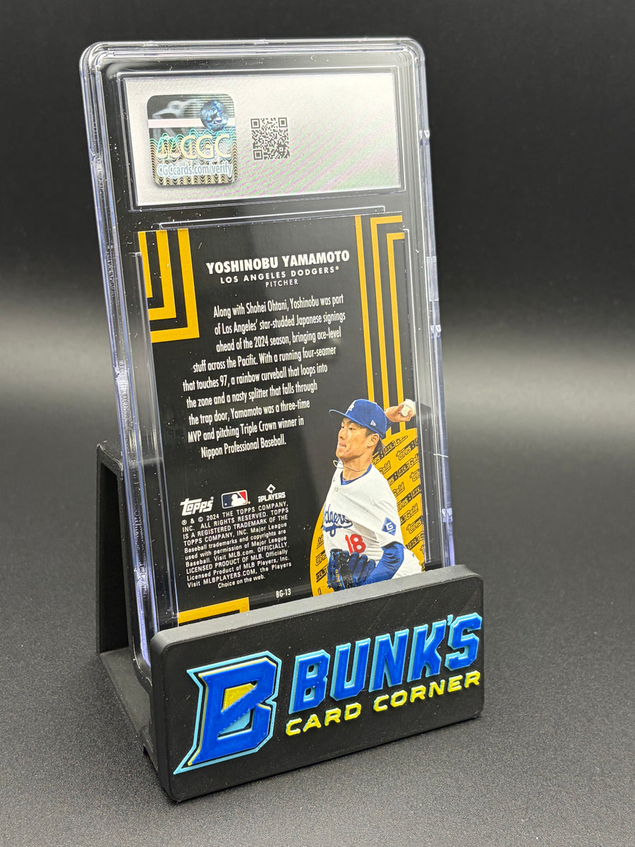 2024 Yoshinobu Yamamoto Topps Update CGC 9.5 RC
