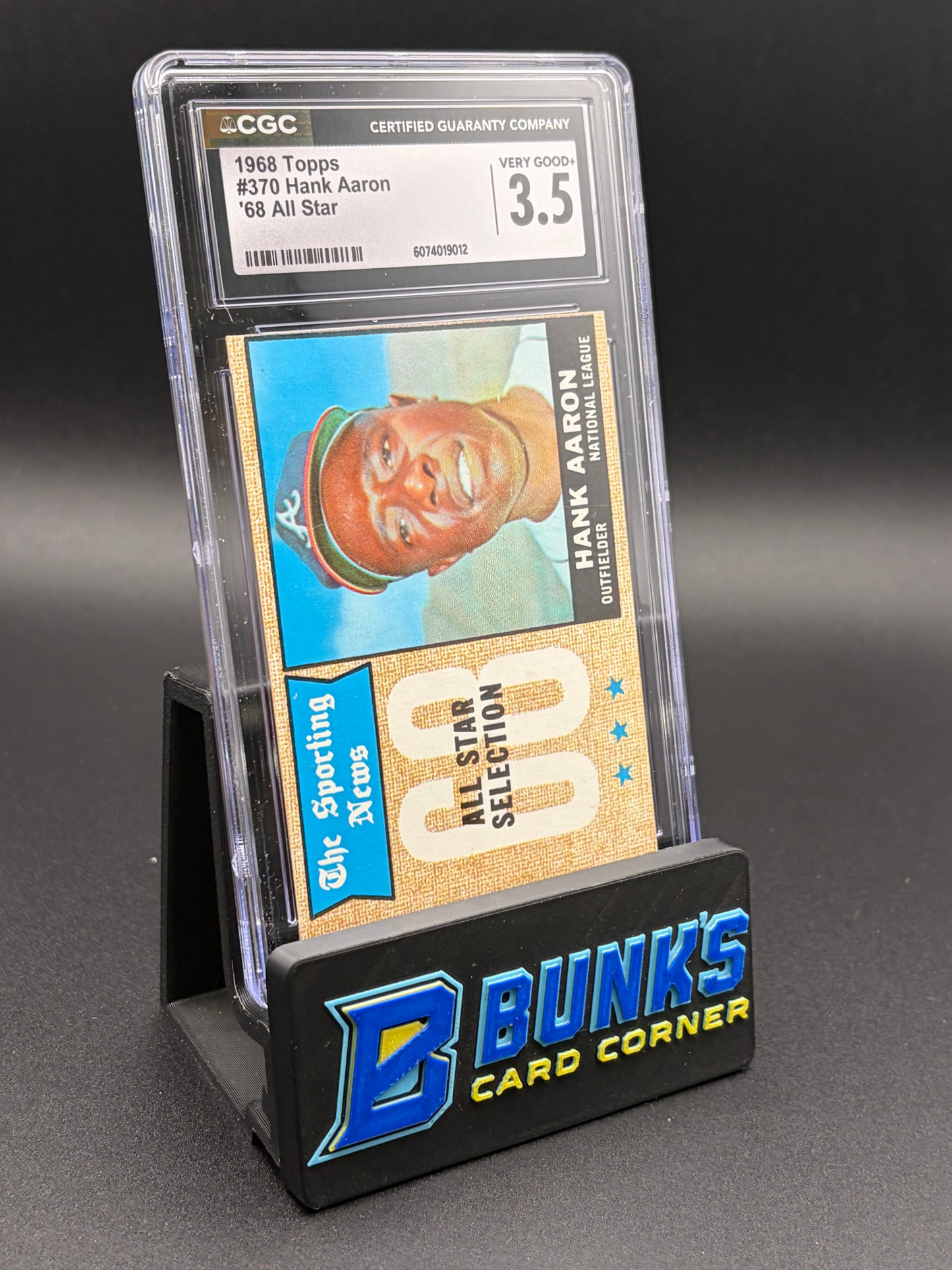 1968 Hank Aaron '68 All Star Topps CGC 3.5