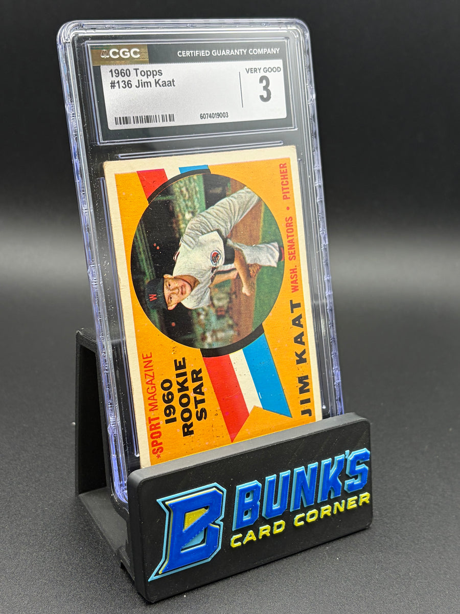 1960 Jim Kaat Topps CGC 3