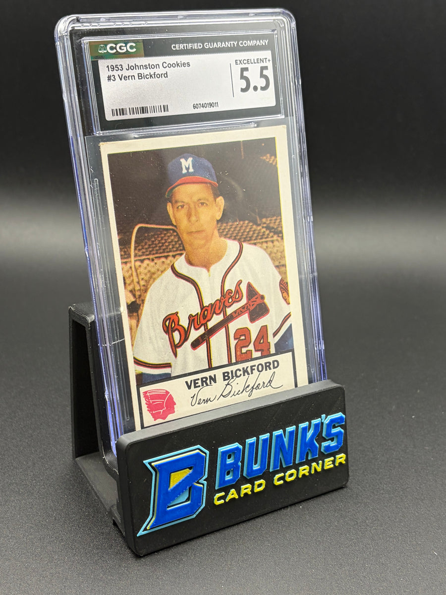 1953 Vern Bickford Johnston Cookies CGC 5.5