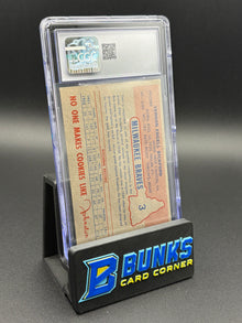 1953 Vern Bickford Johnston Cookies CGC 5.5