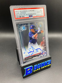 2017 Luis Arraez Autographed PSA 10 (Box 29)