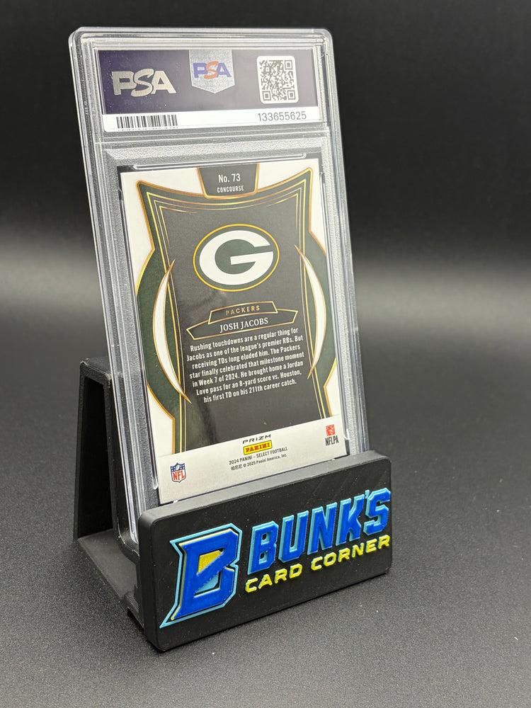 2024 Josh Jacobs Zebra Shock PSA 8