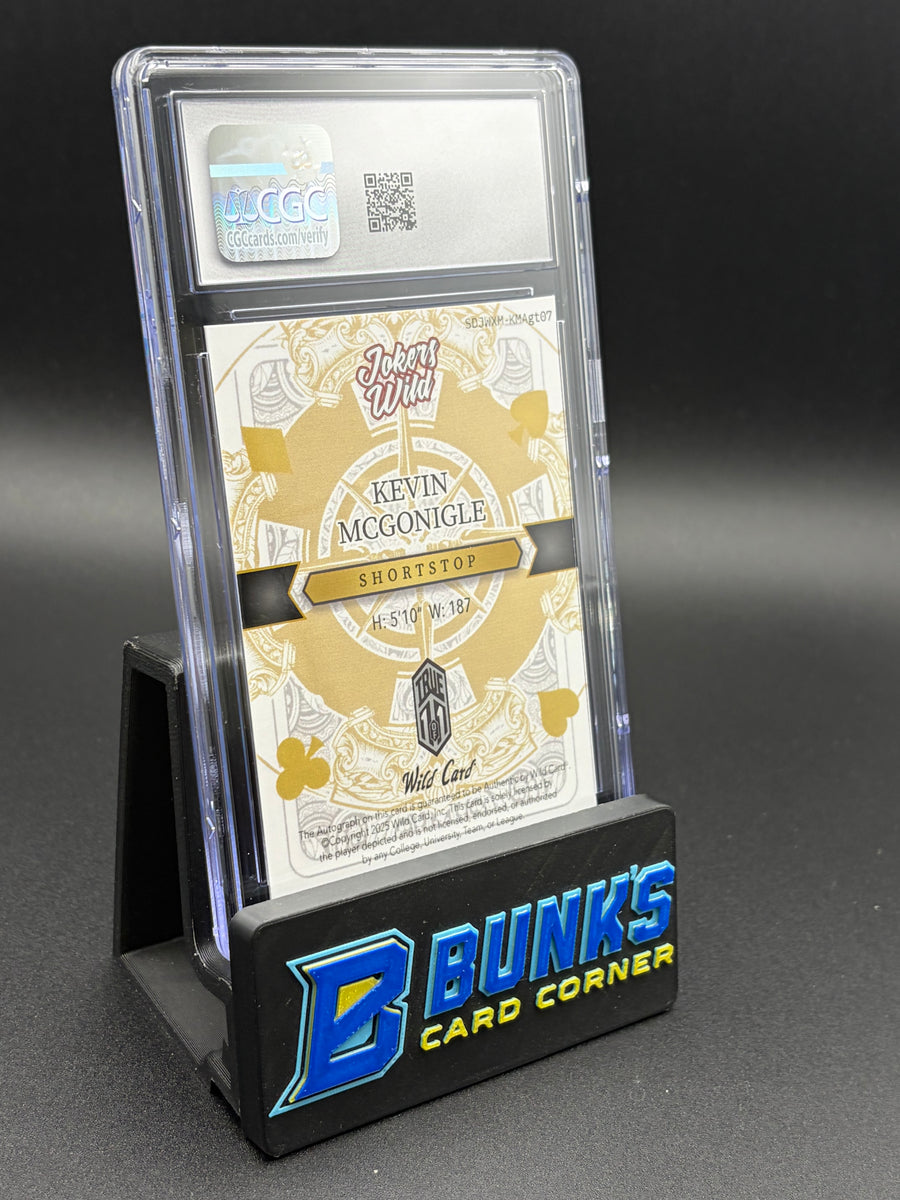 2025 Kevin McGonigle Christmas True Auto Wild CGC 10 Auto 10 1/1