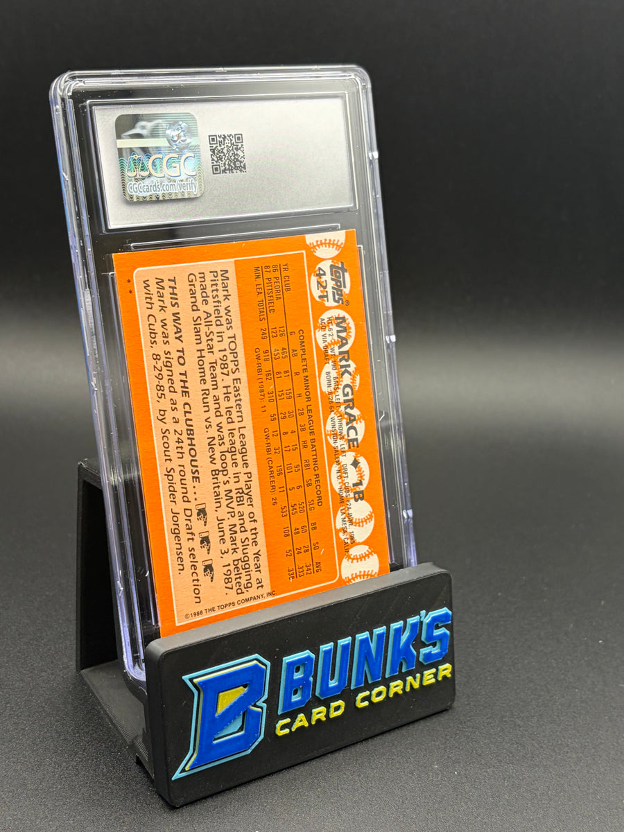 1988 Mark Grace Topps Traded CGC 9