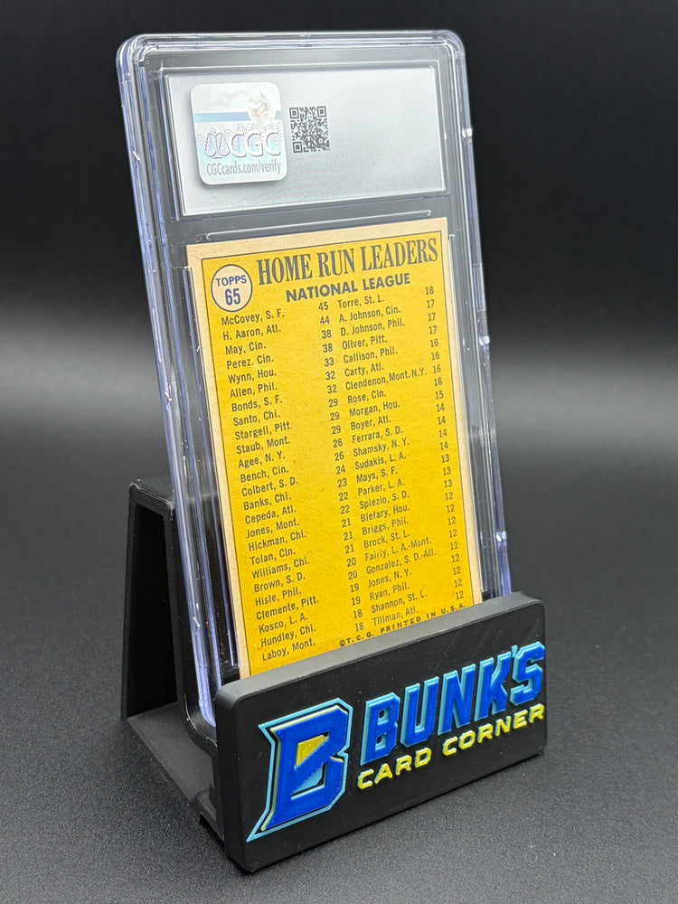 1970 Willie McCovey/Hank Aaron/Lee May Home Run Leaders CGC 5