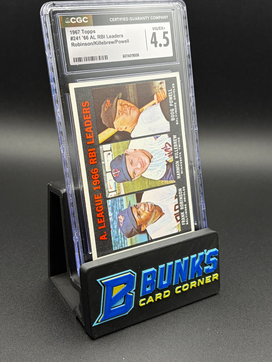 1967 Frank Robinson/Harmon Killebrew/Boog Powell RBI Leaders CGC 4.5