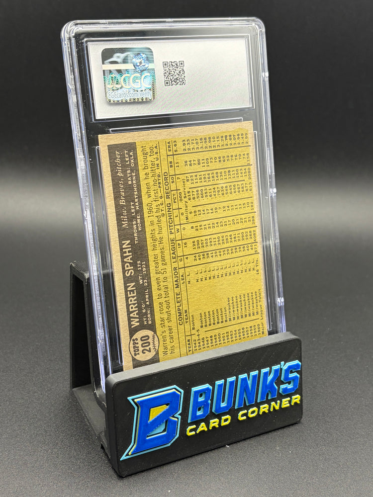 1961 Warren Spahn Topps CGC 3.5