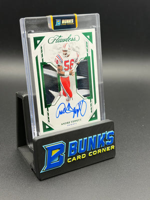 2023 Andre Tippett Flawless Dual Patch Auto Green 1/5