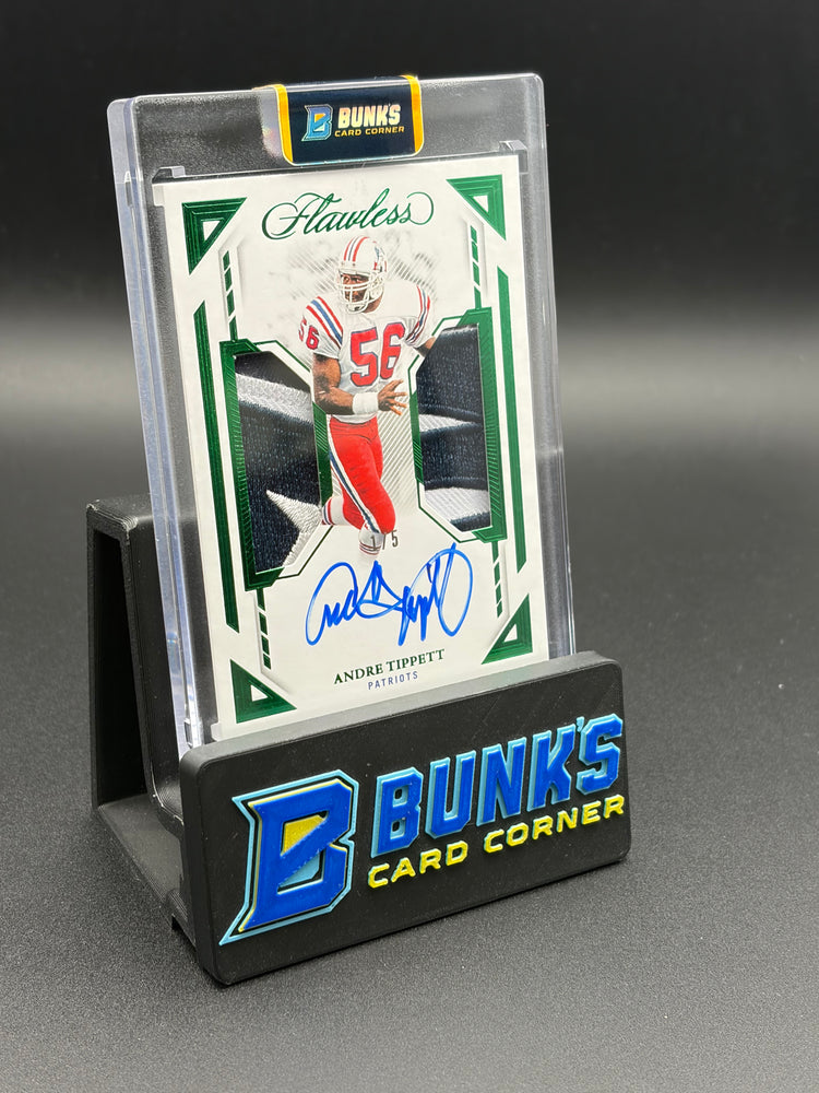 2023 Andre Tippett Flawless Dual Patch Auto Green 1/5