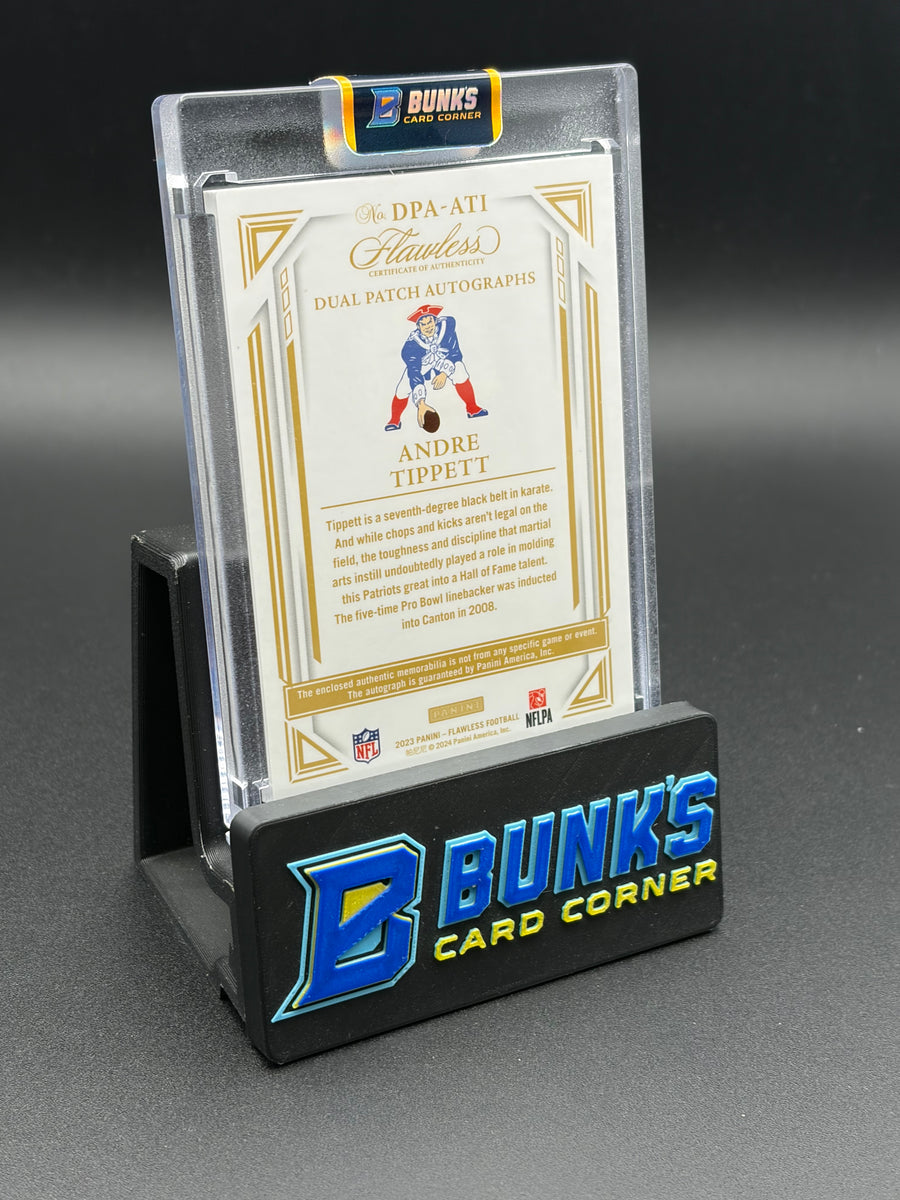 2023 Andre Tippett Flawless Dual Patch Auto Green 1/5