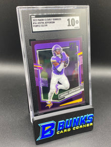 2023 Justin Jefferson Purple SGC 10 (Box 30)