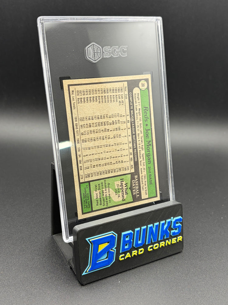 1979 Joe Morgan Topps SGC 8
