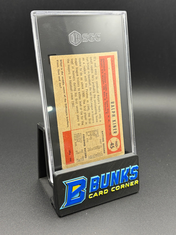 1954 Ralph Kiner Bowman SGC 1