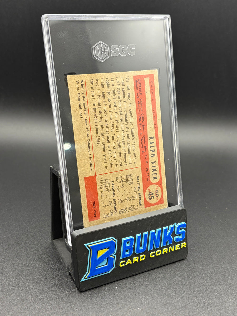 1954 Ralph Kiner Bowman SGC 1