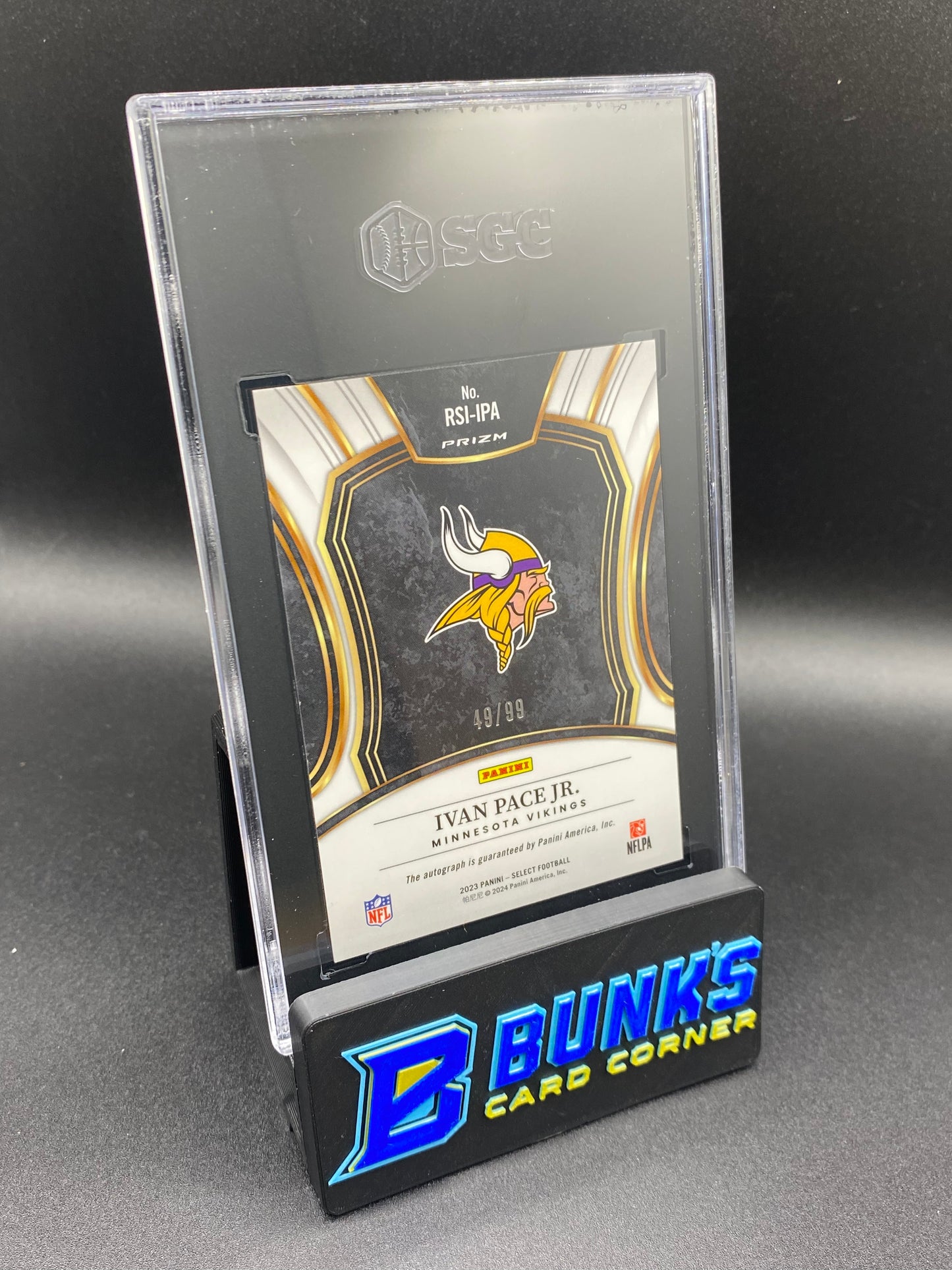 2023 Ivan Pace JR. RC Auto. Blue Prizm SGC 10/8.5 (Box 30)