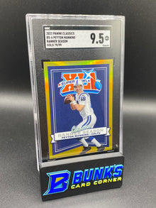 2022 Peyton Manning Banner Season Gold SGC 9.5 (Box 30)
