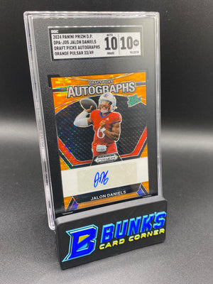 2024 Jalon Daniels Auto. Orange Pulsar SGC 10/10