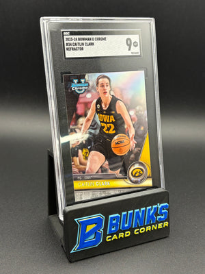 2023-24 Caitlin Clark Refractor SGC 9